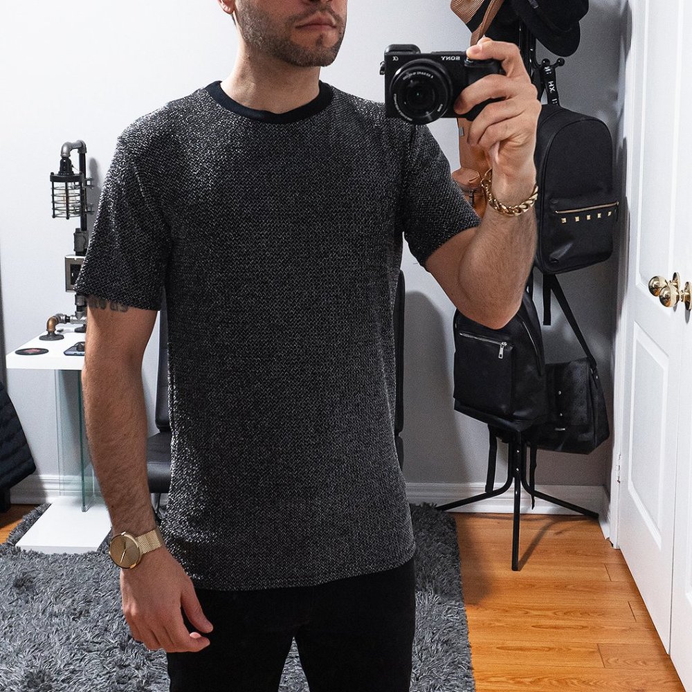 Reclaimed Vintage Metallic Shirt - Small